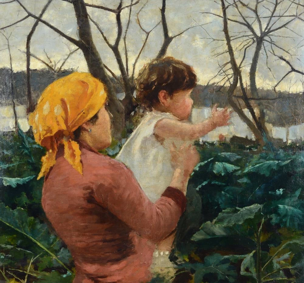 Il saluto del fanciullo, 1880 - 1885